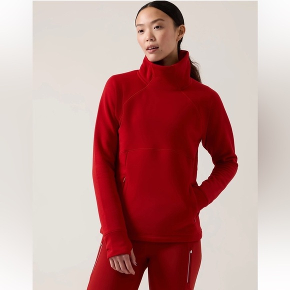 Athleta Sweaters - Athleta ALTITUDE POLARTEC FUNNEL NECK SWEATSHIRT